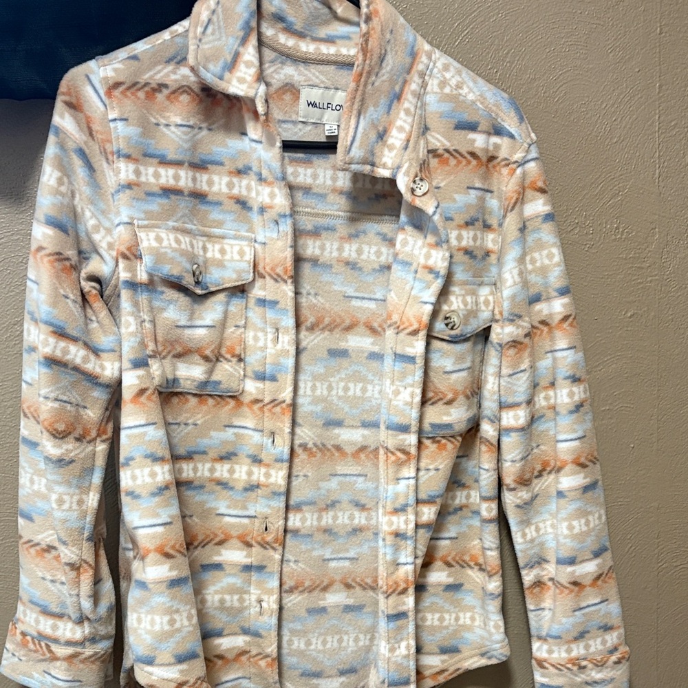 Wallflower Women's Utility Jacket - Cream and Tan